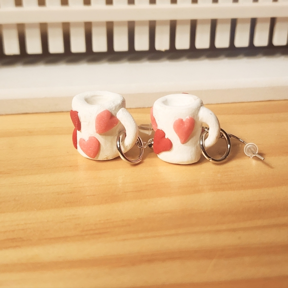 Valentine Mug earrings